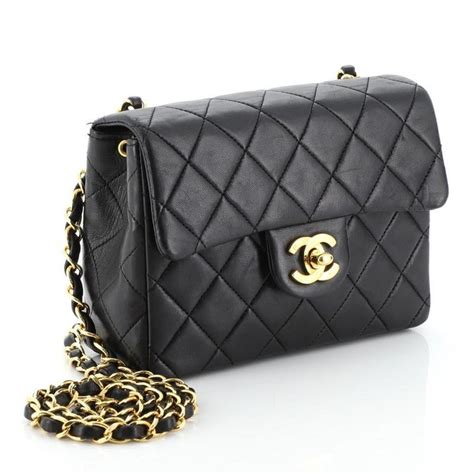 chanel classic single flap bag quilted lambskin mini|Chanel mini flap bag price.